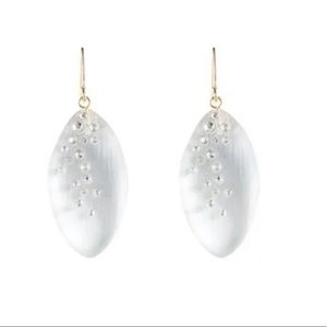 Alexis Bittar dust long leaf earrings